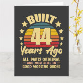 Vouwbare wenskaart kaart (Gele Bloem)