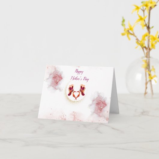 Vouwbare wenskaart  kaart (Gele Bloem)