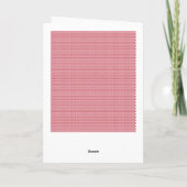 Vouwbare wenskaart kaart (Achterkant)