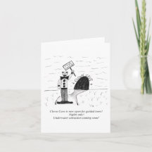 Vouwbare wenskaart (lege binnenkant)