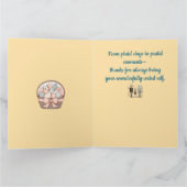 Vouwbare wenskaart - Rare eieren Kaart (Binnen)