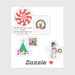 Vouwbare wenskaart sticker