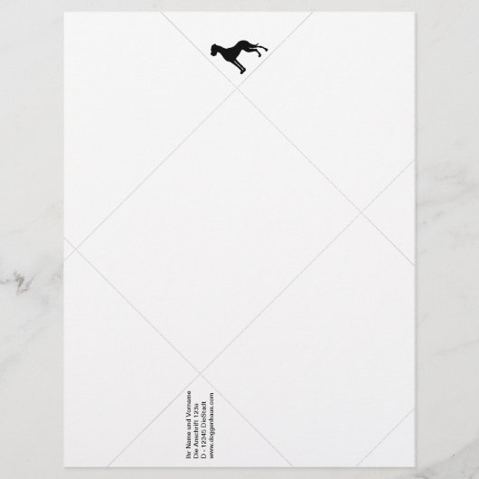 Vouwbriefpapier Flyer (Voorkant)