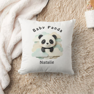 Vouwde Baby Panda   Mooie Origami  Kussen