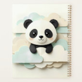 Vouwde Baby Panda | Mooie Origami Planner (Achterkant)