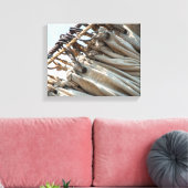 Vouwen van Zeil Canvas Afdruk (Insitu (Woonkamer))