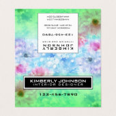 Vouwen Visitekaartje (Buitenkant ongevouwen)