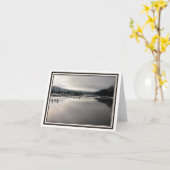 Vouwend Wenskaart - het Licht van de Winter Kaart (Gele Bloem)