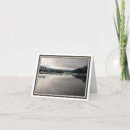 Vouwend Wenskaart - het Licht van de Winter Kaart