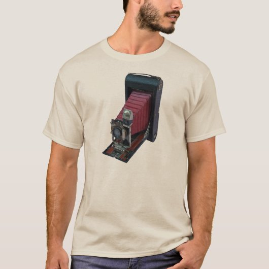  vouwfilmcamera Briefkaart T-shirt (Voorkant)