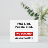 VOUWGELD. Mensen stierven. Briefkaart (Staand voorkant)