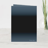 Vouwkaart Azur bloemendesign Kaart (Achterkant)