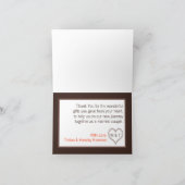 Vouwkaart Bedankkaart Herfst Boom Initiaal Snijwer (Binnen)