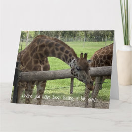 Vouwkaart - Giraffe Herstelkaart Kaart