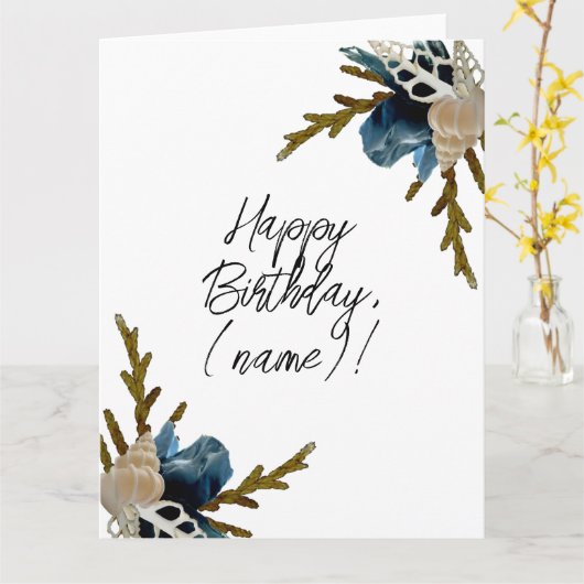 Vouwkaart Kaart (Gele Bloem)