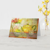 Vouwkaart Kaart (Gele Bloem)