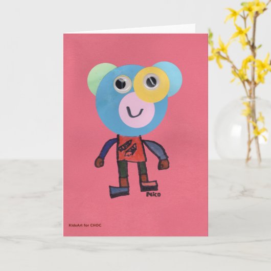 Vouwkaart Kaart (Gele Bloem)