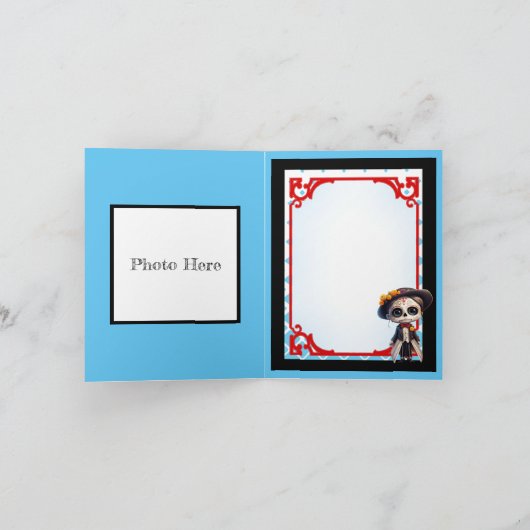 Vouwkaart met dankbetuiging bedankkaart (Binnen)