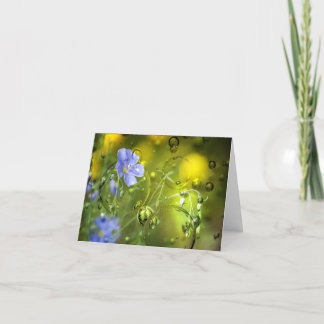 Vouwkaart met dankbetuiging bedankkaart