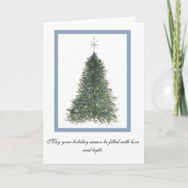 Vouwkaart met groet kaart