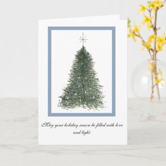 Vouwkaart met groet kaart (Gele Bloem)