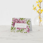 Vouwkaart met groet kaart (Gele Bloem)