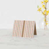 Vouwkaart met groet kaart (Gele Bloem)