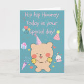 Vouwkaart met tekst kaart (Voorkant)