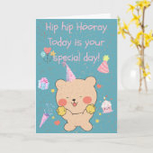 Vouwkaart met tekst kaart (Gele Bloem)