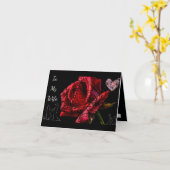 Vouwkaart met tekst kaart (Gele Bloem)