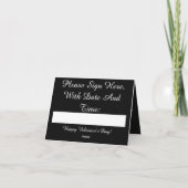 Vouwkaart met tekst kaart (Achterkant)