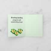 Vouwkaart met wens : Gedachten en Gebeden Kaart (Binnen)