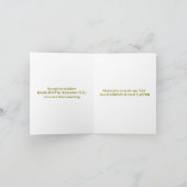 Vouwkaart, Modern Elegant, Bewerkbare Namen (Binnen)
