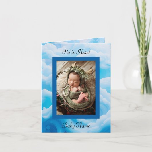 Vouwkaart voor aankondiging (Voorkant)