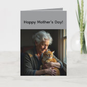 Vouwkaart voor Moederdag Kaart (Voorkant)