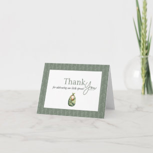 Vouwkaartje 'Little Sprout' bedankje Bedankkaart