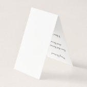 vouwkerstWenskaart Kaart (Achterkant)