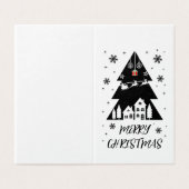  vouwkerstWenskaart Kaart (Buitenkant ongevouwen)