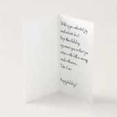  vouwkerstWenskaart Kaart (Binnen)