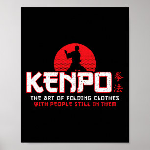 Vouwkleding - Amerikaans Kenpo Karate - Karateka Poster