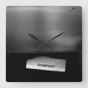 -vouwpapierdoekdispenser vierkante klok