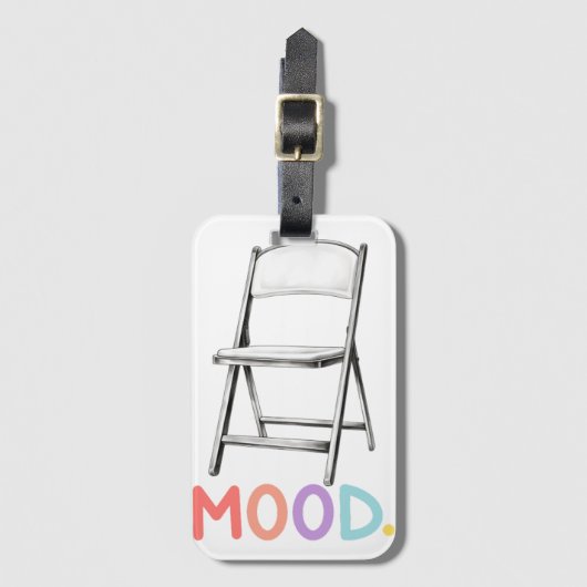 Vouwstoel stemming Montgomery Alabama Brawl Bagagelabel (Voorkant (verticaal))