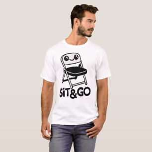 Vouwstoel zit & ga t-shirt