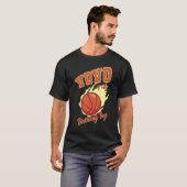 Vovo van de Basketbalfamilie van de Birthday Boy B T-shirt (Voorkant volledig)