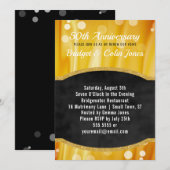 Vow Renewal 50th Wedding Jubileum Uitnodiging (Voorkant / Achterkant)