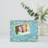 Vow Renewal baby's ademgrens met foto Kaart (Staand voorkant)