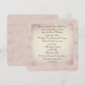 Vow Renewal gold folie leaf op zwarte achtergrond Kaart (Voorkant / Achterkant)