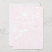 Vow Renewal roze cherry blossom nodig Kaart (Achterkant)