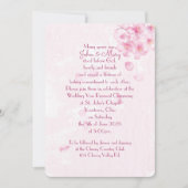 Vow Renewal roze cherry blossom nodig Kaart (Voorkant)
