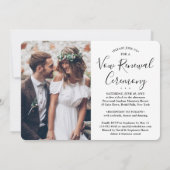 Vow Renewal Sequel Weddenschap 4 Foto dat we opnie Kaart (Achterkant)